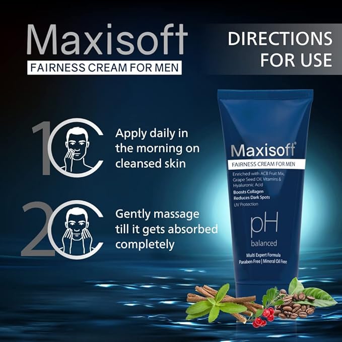Maxisoft Fairness Cream for Men - 50 Gms