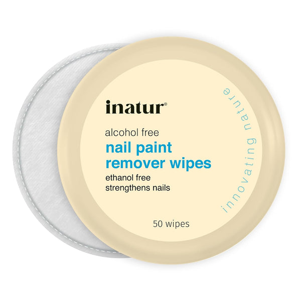 Inatur Nail Paint Remover Wipes (50 Wipes) - 30 gms