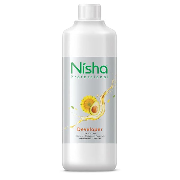 Nisha Professional Hair Colour Developer 20 Volume (6%) - 1000 ml