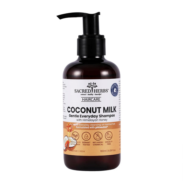 Sacred Herbs Coconut Milk Gentle Everyday Shampoo - 180 ml