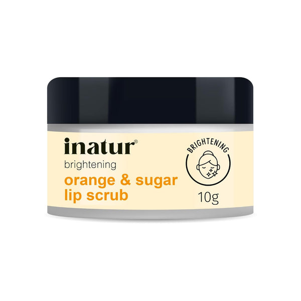 Inatur Orange Oil & Sugar Lip Scrub - 10 gms