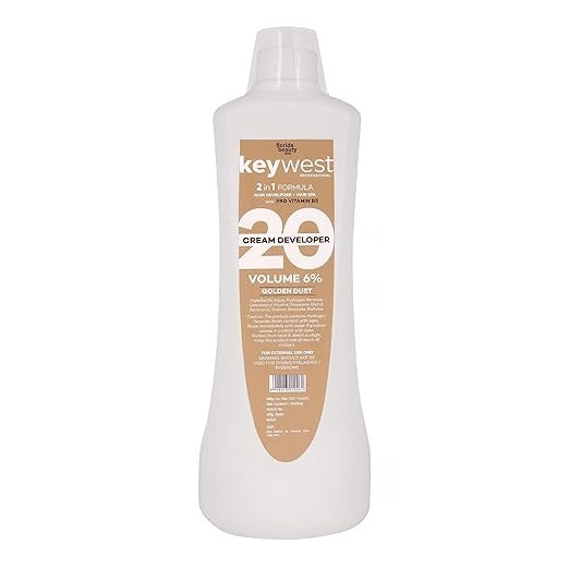 Keywest Professional Hair Color Developer 20 Volume 6% - 1000 ml