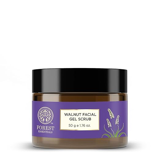 Forest Essentials Revitalising Kashmiri Walnut Gel Scrub - 50 gms