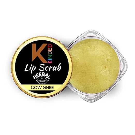 Kinded Lip Sugar Scrub Herbal Colour Cow Ghee - 10 gms