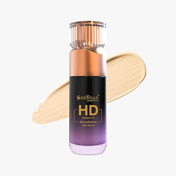 Shryoan HD Studio Fix Foundation Full Matte Coverage & Waterproof - 55 gms