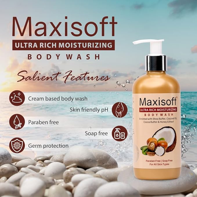 Maxisoft Ultra Rich Moisturizing Body Wash - 300 Ml