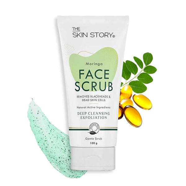 The Skin Story Moringa Face Gentle Scrub - 100 gms