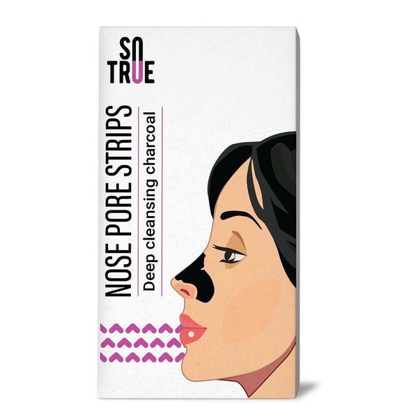 Sotrue Charcoal Nose Pore Deep Cleansing Strips - 10 gms