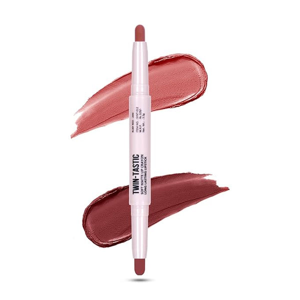 Shryoan 2 in 1 Twin Tastic Lipstick Nudish Brown - 3.5 gms