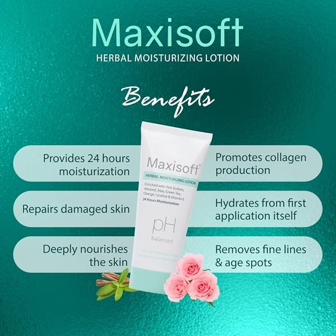 Maxisoft Herbal Moisturizing Lotion - 100 Ml