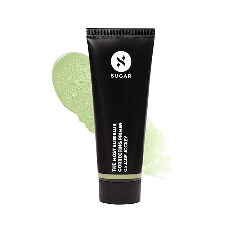 Sugar Cosmetics The Most Eligiblur Correcting Primer Jade Jockey (Green) - 30 gms