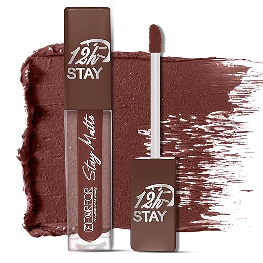 Forfor Stay Matte Long Lasting Mini Liquid Lipstick Coco Brown - 4 ml