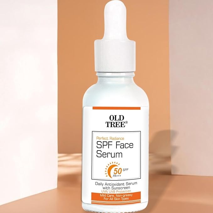 Old Tree Face Serum with SPF 50 for Sun Protection - 30 ml