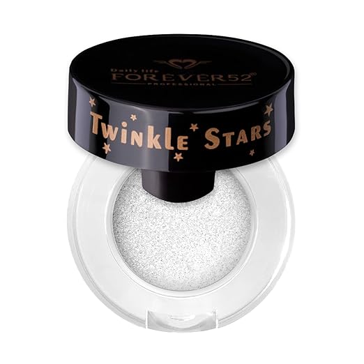 Forever52 Twinkle Stars Glitter NG001 Silver Stardust - 2.5 gms