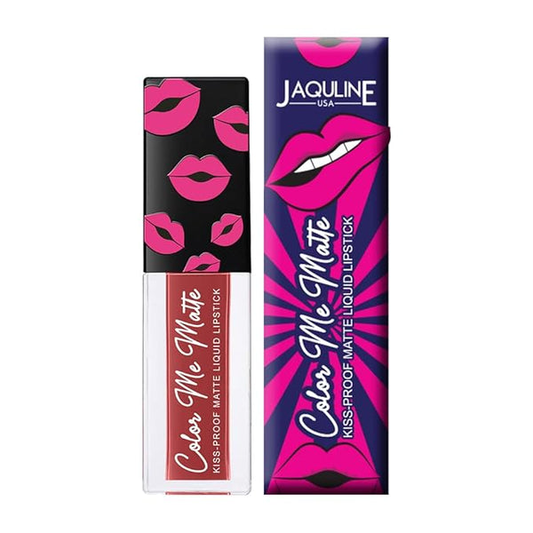 Jaquline USA Color Me Matte Long Lasting Liquid Lipstick Espresso Brown - 5 ml