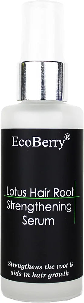 EcoBerry Lotus Hair Root Strengthening Serum For Hair Growth Men, Women, Scalp Serum Hair fall control Hair Volumizing, Water Based, Natural & Handmade, Chemical Free Silicone Free Paraben Free, Vegan