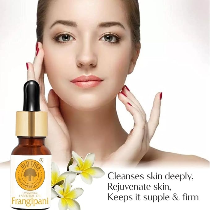 Old Tree Frangipani Essential Oil for Skin Hair and Face - 15 ml