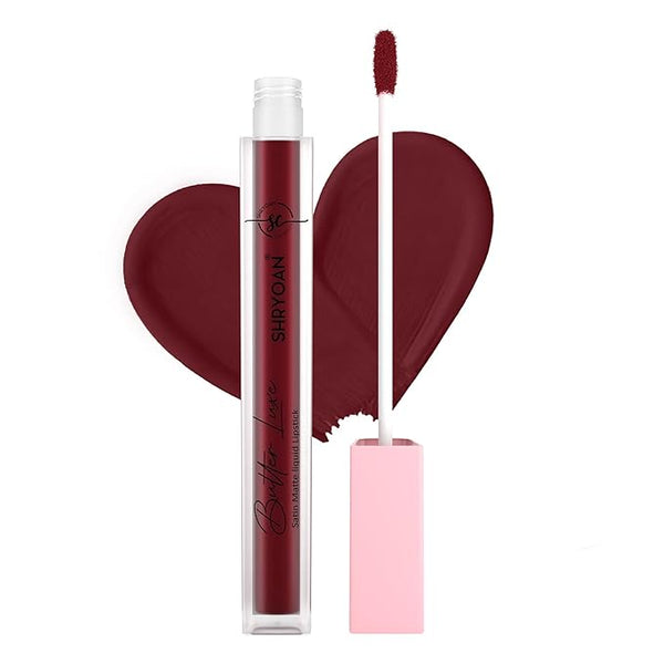 Shryoan Butter Luxe Satin Matte Liquid Lipstick Shade 18 - 6 ml