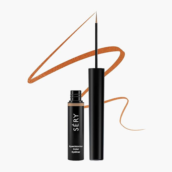 Sery Spectacular Eyeliner Matte Finish Gold Color - 3 ml