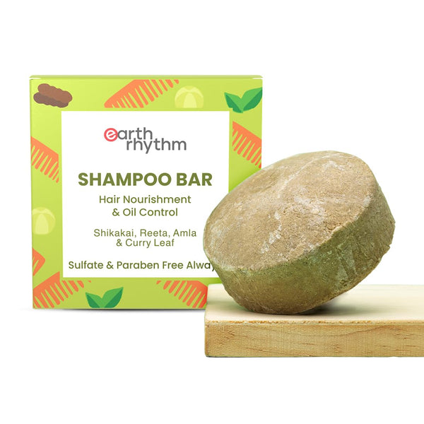 Earth Rhythm Shikakai Shampoo Bar(Card Board) - 80 gms