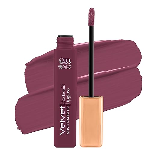 Beauty Berry Velvet Non Transfer Liquid Lipstick French Kiss - 5 gms