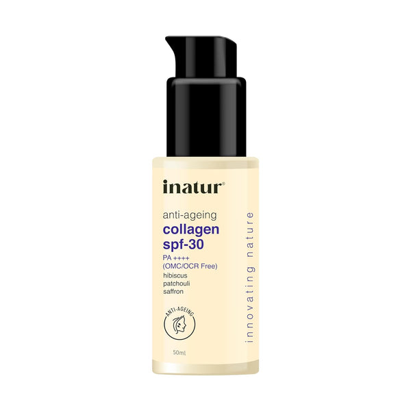 Inatur Collagen Sunscreen + Moisturizer SPF 30 PA++++ - 50 ml