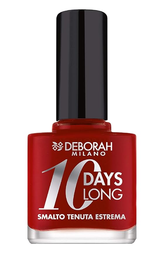 Deborah Milano Smalto 10 Days Long Nail Polish Red - 11 gms