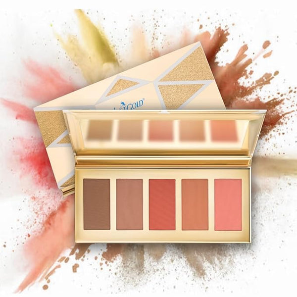 JustGold Artist Blusher Palette for Makeup 9388 01 - 13.5 gms