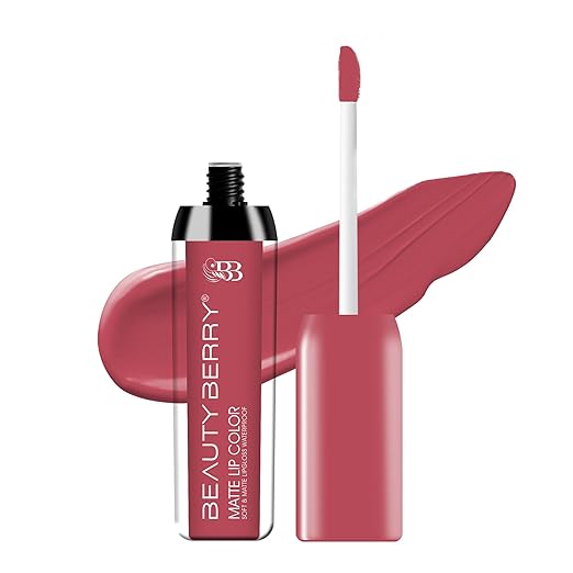 Beauty Berry Soft & Matte Waterproof Lip Color Liquid Lipstick 16 Divine - 4.5 ml