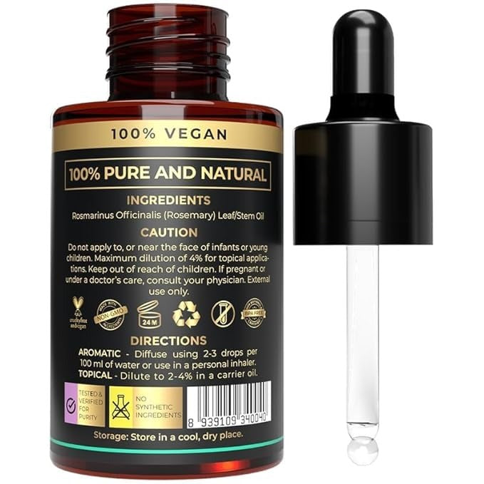 The Organic Forest Organic Rosemary Essential Oil - 30 ml