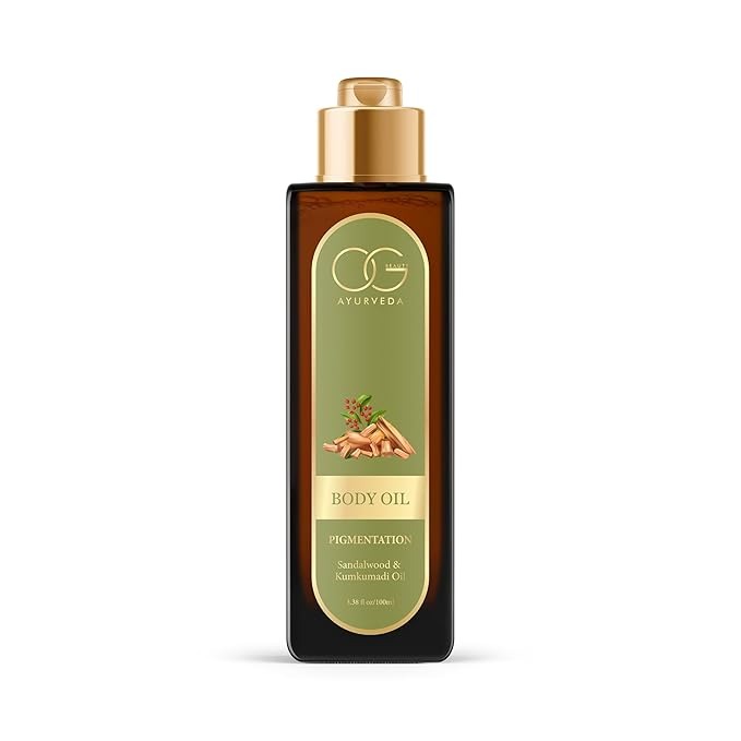 OG BEAUTY AYURVEDA Sandalwood & Kumkumadi Body Oil - 100 ml