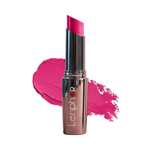 Lenphor Treasure Matte Lipstick Pink Romance - 3 gms