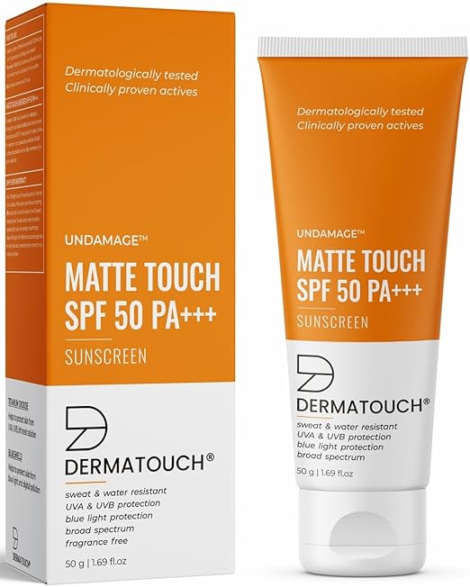 Dermatouch Matte Touch Sunscreen SPF 50 PA+++ - 50 gms