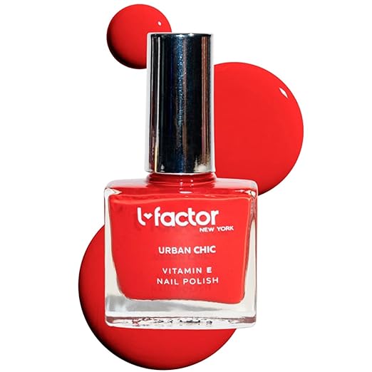L Factor New York Urban Chic Luxe Nailpaints Poppy's Red - 10 ml