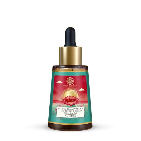 Forest Essentials Advanced Soundarya Age Defying Facial Serum With 24K Gold - 30 gms