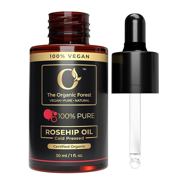 The Organic Forest Organic Rosehip Oil - Cold Pressed - 30 ml