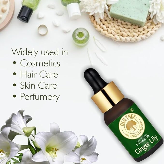 Old Tree Pure Ginger Lily Essential Oil - 15 ml