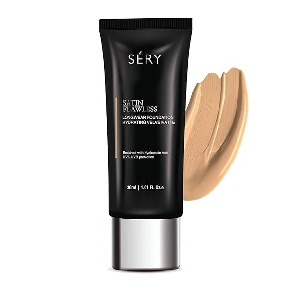Sery Satin Flawless Longwear Foundation Ivory - 30 ml
