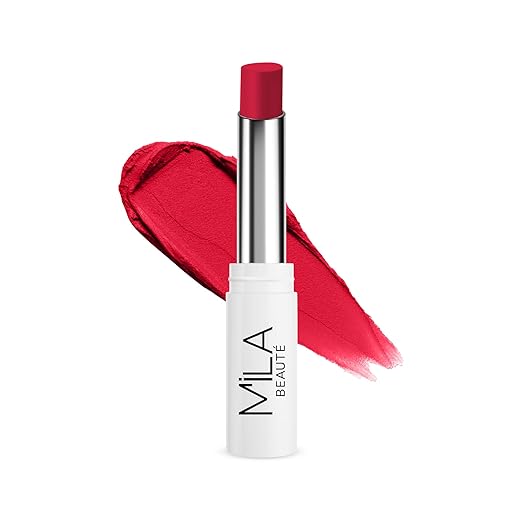 Mila Beaute 24 Hrs Locked In Lips Transfer Proof Lipstick Fresh Rose - 3.2 gms