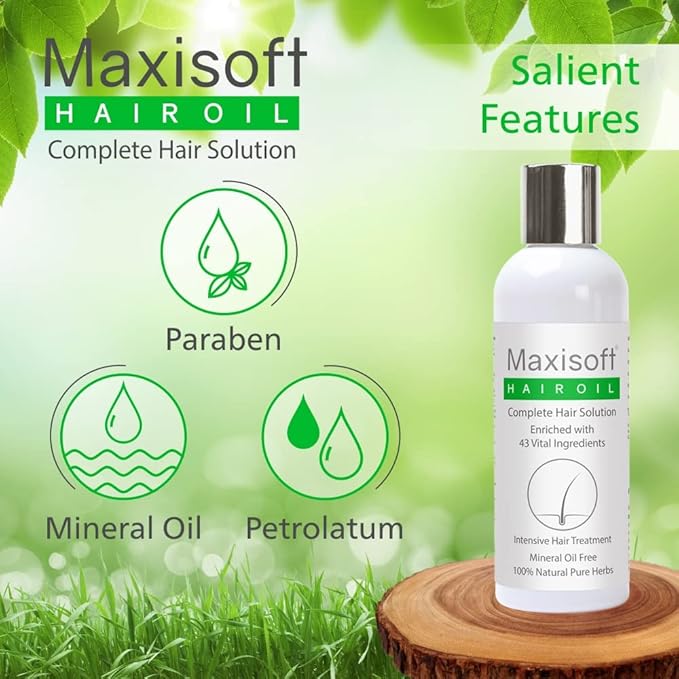 Maxisoft Hair Oil | Reduces Hair Fall, Dandruff & Promotes Hair Growth - 100 Ml