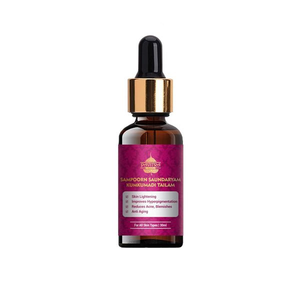 Pavitra+ Sampoorn Saundaryam Kumkumadi Tailam - 30 ml