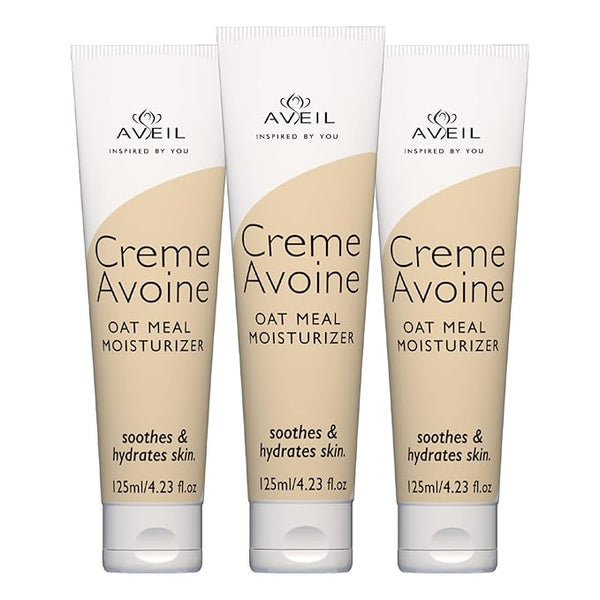 Aveil Creme Avoine Oat Meal Moisturizer - 125 ml(Pack of 3)