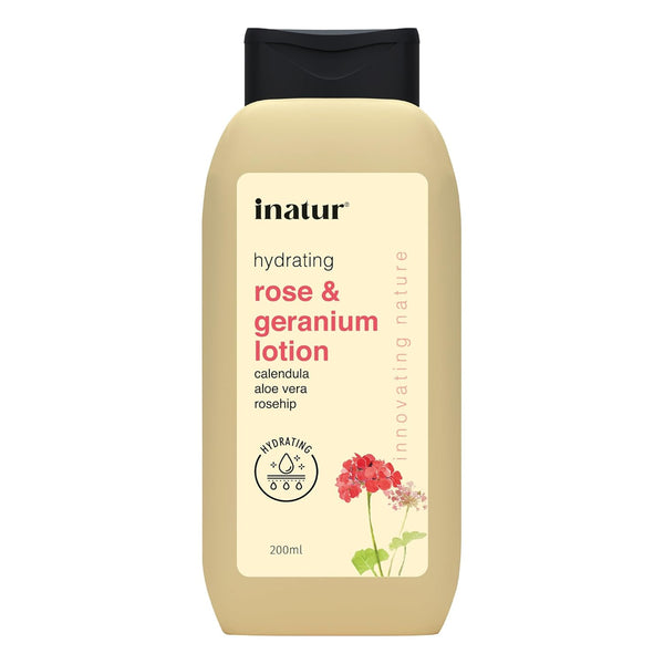 Inatur Rose And Geranium Lotion - 200 gms