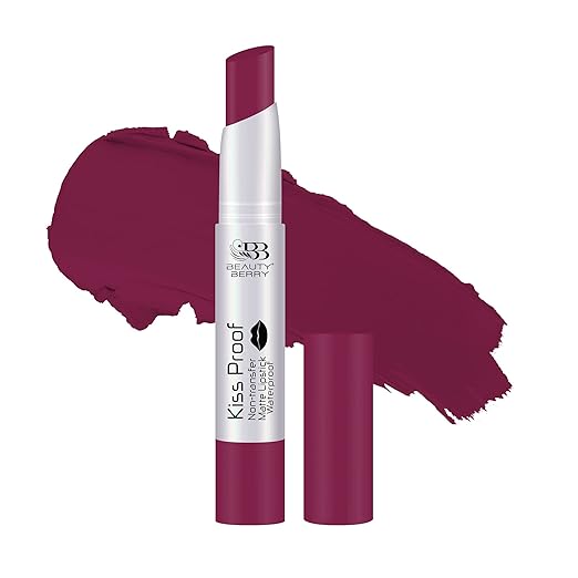 Beauty Berry Kiss Proof Matte Lipstick Plum Pretty - 2.1 gms