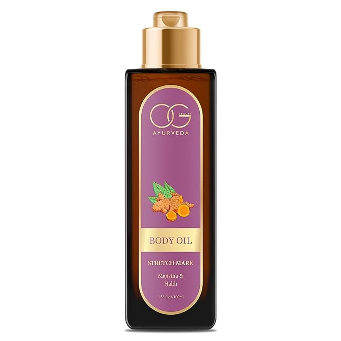 OG BEAUTY Ayurveda Stretch Mark Majistha & Haldi Body Oil - 100 ml