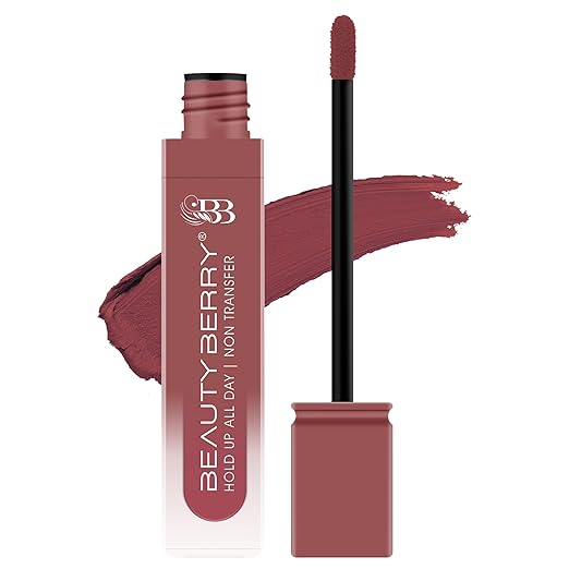 Beauty Berry Hold Up All Day Liquid Lipstick 07 Velvet Nude - 7.5 gms