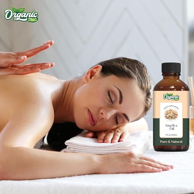 Organic Zing Angelica (Angelica Archangelica) Oil | Essential Oil for Skincare, Massage, Aroma & Diffusers - 30 Ml