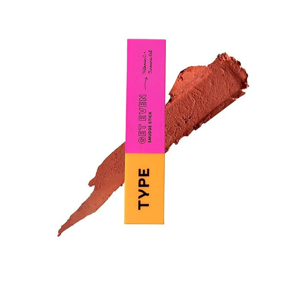 Type Beauty Get Even Smudge Stick Spiced Coral - 12 gms