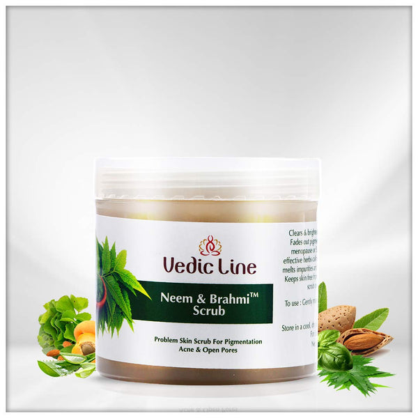 Vedic line Neem & Brahmi Face Scrub - 100 ml