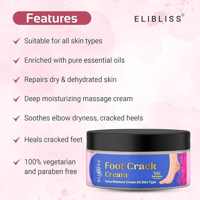 Elibliss Foot Care Cream - 50 gms
